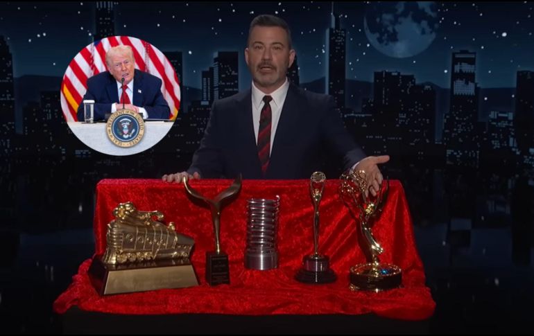 El cómico Jimmy Kimmel bromeó sobre la reunión entre Machado y Trump y señaló como algo 
