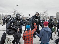Ciudadanos se manifiestan en Estados Unidos contra el ICE. EFE