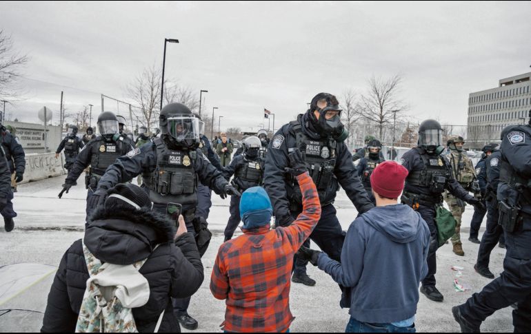 Ciudadanos se manifiestan en Estados Unidos contra el ICE. EFE