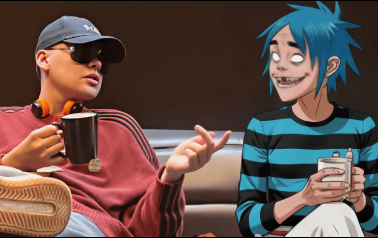 Bizarrap no dudo en demostrar su emoción y agradecimiento a Gorillaz por la gran oportunidad. INSTAGRAM / @bizarrap