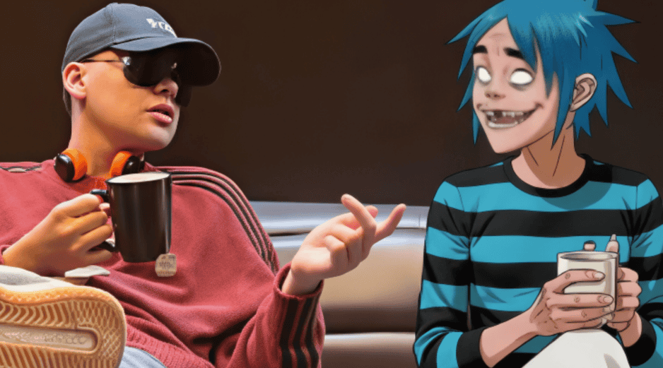 Bizarrap no dudo en demostrar su emoción y agradecimiento a Gorillaz por la gran oportunidad. INSTAGRAM / @bizarrap