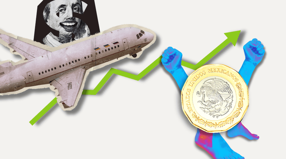 El peso mexicano es una de las divisas con mayor ganancia frente al dólar estadounidense. ESPECIAL