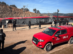 Vista del tren  que descarriló ayer e impactó contra otro en Córdoba, España, dejando al menos 39 víctimas mortales. EFE