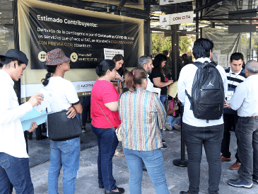 El SAT publicó desde sus redes sociales que en México se cuenta con una disponibilidad alta en el 91 % de sus oficinas. EL INFORMADOR / ARCHIVO