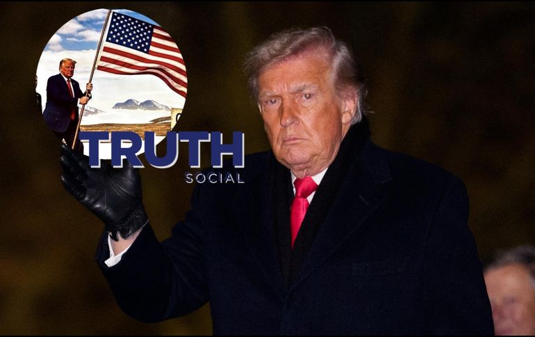 El presidente Trump ha puesto presión sobre los territorios tras la publicación de un par de imágenes. EFE / EPA / Aaron Schwartz / POOL