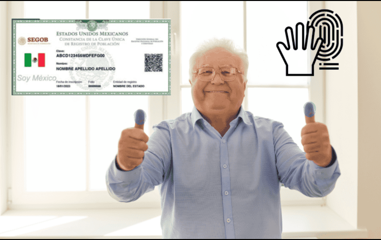 El objetivo de la CURP biométrica es fortalecer los mecanismos de identificación oficial en el país. CANVA ESPECIAL