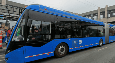 El trolebús seguirá operando con normalidad el día de hoy. X/ @STECDMX