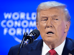 Donald Trump, en el Foro de Davos, en Suiza. EFE / G. Ehrenzeller