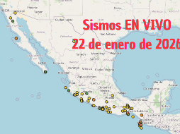 Sismos en México | EN VIVO | 22 de enero de 2026. ESPECIAL / SSN