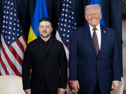 Donald Trump, afirmó al termino de su reunión en Davos con Volodímir Zelenski que el encuentro para abordar el fin de la guerra de Rusia en Ucrania ha sido 