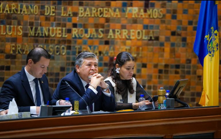 El secretario de Hacienda del Estado, Luis García Sotelo, señaló que la financiera Broxel, encargada de proveer las tarjetas únicas Jalisco, está respaldada por su historial. EL INFORMADOR/ A. Navarro