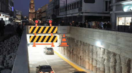 El municipio no detalló el motivo específico por el que llevará a cabo el cierre del túnel de la vialidad. EL INFORMADOR / ARCHIVO / CANVA