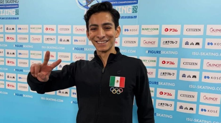 DONOVAN CARRILLO. El atleta tapatío está enfocado en los Juegos Olímpicos de Invierno Milán-Cortina 2026. X / @COM_Mexico