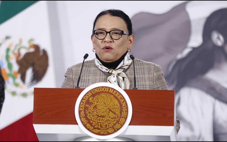 Desde Palacio Nacional, Rosa Icela Rodríguez invitó a la población a sumarse a todas las actividades del Mundial Social México 2026. SUN / RDB