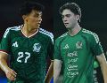 Richard Ledezma y Brian Gutiérrez, jugadores de Chivas que fueron llamados por el Tri para sus uelos amistosos ante Panamá y Bolivia. IMAGO7