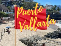 Así se encuentran las playas de Puerto Vallarta este lunes 26 de enero de 2026. ESPECIAL / FACEBOOK Protección Civil y Bomberos Puerto Vallarta