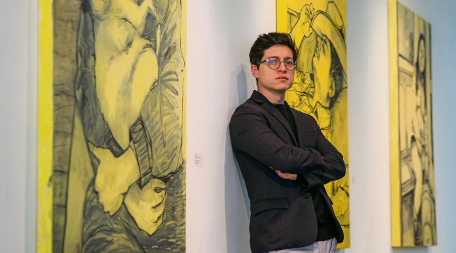 Juvenal Urzúa diseñó un programa que activa el espacio expositivo con obras, materiales y acciones en vivo. EL INFORMADOR/ A. Navarro