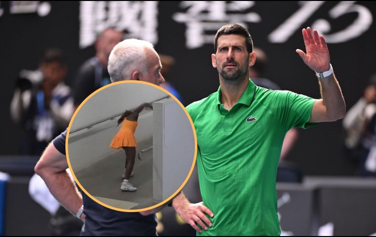 El serbio se mostró comprensivo con las quejas recientes de tenistas femeninas por la exposición constante fuera de la pista. EFE / J. Ross / X / @tntsports