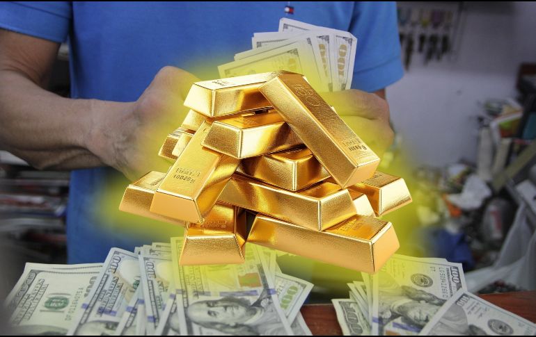 El oro continúa revalorizándose en el mercado ante la caída de algunas divisas, como el dólar. EL INFORMADOR / ARCHIVO