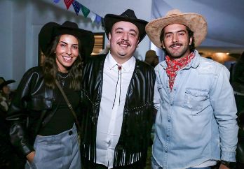Mabel Dueñas, Christian Vázquez y Lalo Orozco. GENTE BIEN JALISCO / C.Jimeno
