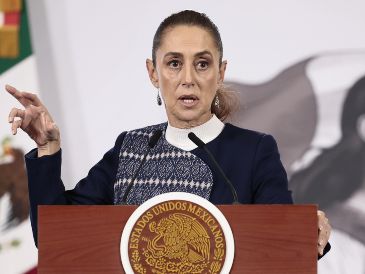 Sheinbaum aclaró que, por ser un terreno federal, la Fiscalía General de la República deberá analizar si tiene alguna atribución. EFE/J. Mendez