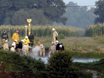 Pemex informó el aseguramiento de predios y la detección de, derrames e incendios. EFE/ARCHIVO