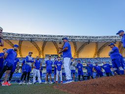 Leo Heras, Willie Calhoun y Luis Márquez fueron la novedad en esta práctica para México rojo. CORTESÍA/ CHARROS DE JALISCO.