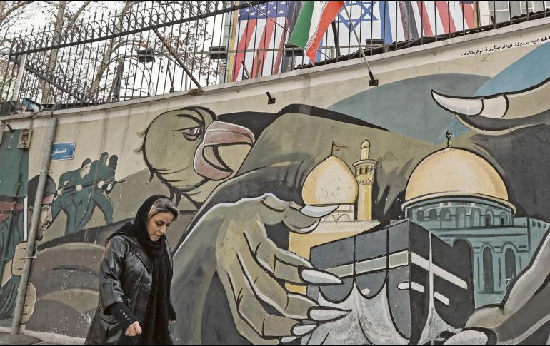 Las calles de Teherán lucen semivacías tras los recientes conflictos. AFP