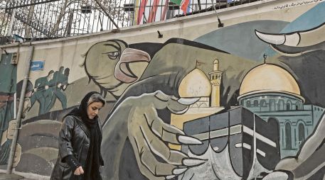 Las calles de Teherán lucen semivacías tras los recientes conflictos. AFP