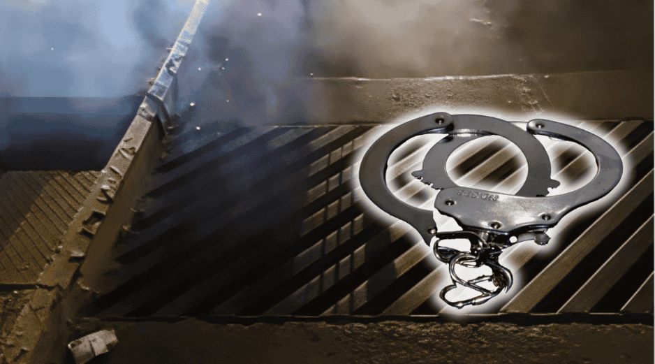 Tras sofocar el fuego, un hombre identificado como Javier 