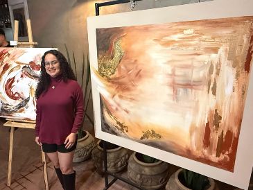 En el marco de Art Wknd GDL 2026, el espacio Cafetal 97 abrió sus puertas este jueves a la exposición Habitar el Movimiento, un proyecto compartido por las artistas Karina Tejeda y Marissa Falomir. EL INFORMADOR / H. Navarro