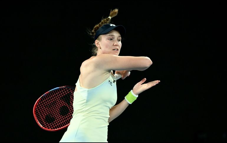 La kazaja disputará la Final de un Grand Slam por primera vez desde 2023. EFE/J. Carrett