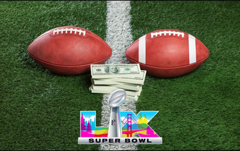El precio de las entradas para el partido por el campeonato de la NFL, que es el evento deportivo más visto en Estados Unidos, no ha dejado de aumentar desde la edición inaugural. ESPECIAL / CANVA