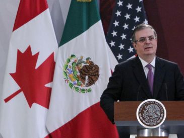 Ebrard agregó que el 4 de febrero se llevará a cabo una reunión en Palacio Nacional entre la Presidenta Claudia Sheinbaum y empresarios de los comités de inversión del país. NTX / ARCHIVO