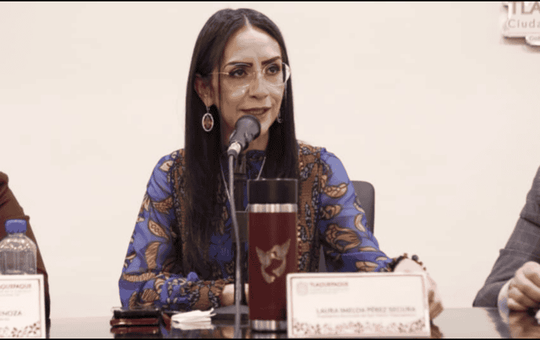 La presidenta municipal, Laura Imelda Pérez Segura, expresó que esta medida garantizará el recurso extraordinario para los policías. CORTESÍA