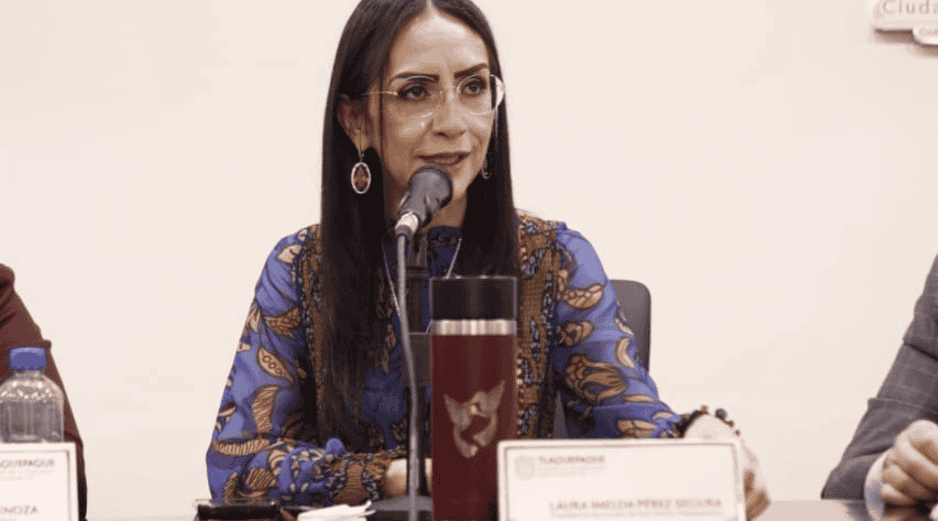 La presidenta municipal, Laura Imelda Pérez Segura, expresó que esta medida garantizará el recurso extraordinario para los policías. CORTESÍA