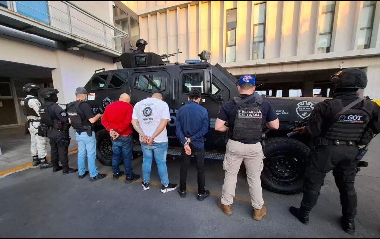 La detención se logró mediante operativo de Policía de Jalisco, Guardia Nacional, Ejército y Fiscalía estatal. CORTESÍA/FISCALÍA DEL ESTADO