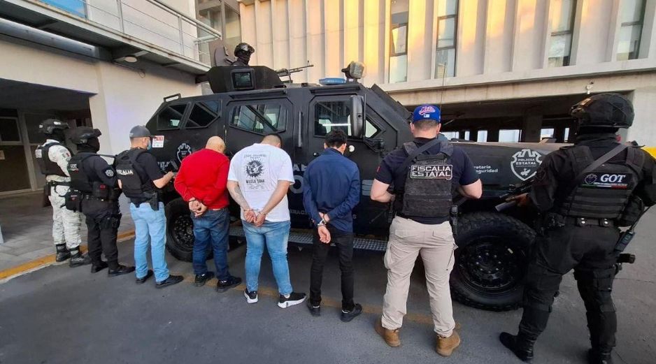 La detención se logró mediante operativo de Policía de Jalisco, Guardia Nacional, Ejército y Fiscalía estatal. CORTESÍA/FISCALÍA DEL ESTADO