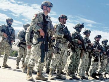 Apoyan elementos del Ejército, Fuerzas Especiales, Guardia Nacional y ministeriales. ESPECIAL