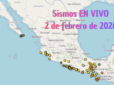 Sismos en México | EN VIVO | 2 de febrero de 2026. ESPECIAL / SSN
