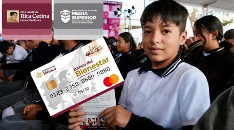 Es importante considerar que los depósitos de la Beca Rita Cetina no se realizan de manera mensual, sino que son pagos bimestrales. ESPECIAL / Programas del Bienestar y CANVA