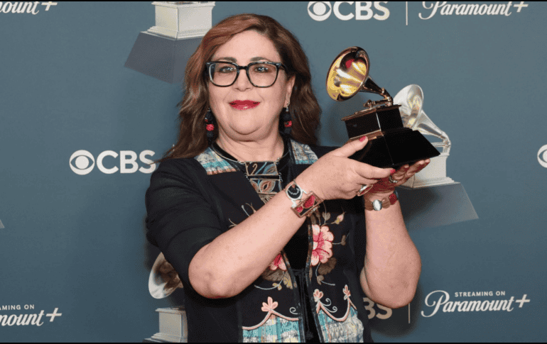 La compositora mexicana, Gabriela Ortiz, fue premiada con tres Grammys en la edición más reciente. ESPECIAL / AFP