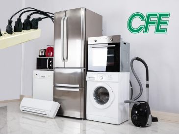 El llamado consumo fantasma se refiere a la energía que utilizan algunos aparatos eléctricos aun cuando están apagados o en modo de espera. ESPECIAL / CANVA y CFE