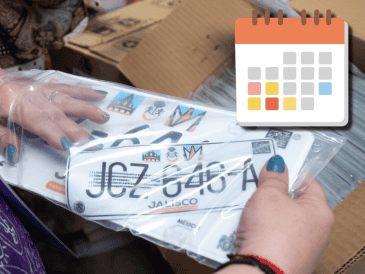 El canje de placas es obligatorio para todos los vehículos cuyas láminas tengan los diseños “Maguey”, “Minerva” y “Gota” (roja y verde). ESPECIAL/Gobierno de Jalisco