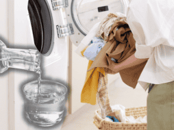 Para aprovechar los beneficios del vinagre en la lavadora, basta con agregar una taza de vinagre blanco en el compartimento del detergente o directamente en el tambor. ESPECIAL