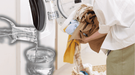 Para aprovechar los beneficios del vinagre en la lavadora, basta con agregar una taza de vinagre blanco en el compartimento del detergente o directamente en el tambor. ESPECIAL