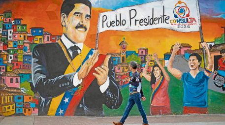 Simpatizantes chavistas saldrán hoy y mañana a las calles a manifestarse. EFE