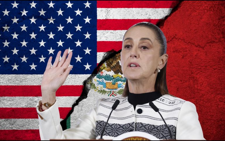 La Presidenta de México, Claudia Sheinbaum. ESPECIAL, EFE / S. Gutiérrez y CANVA