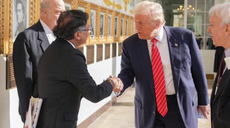 Este martes 3 de febrero, el presidente Donald Trump recibió al mandatario colombiano Gustavo Petro en la Casa Blanca. ESPECIAL / Presidencia de Colombia