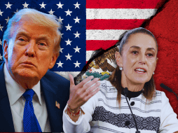 Trump dice que está poniendo fin a la invasión de migrantes ilegales en la frontera sur; Sheinbaum reacciona. EFE / S. Gutiérrez / ARCHIVO